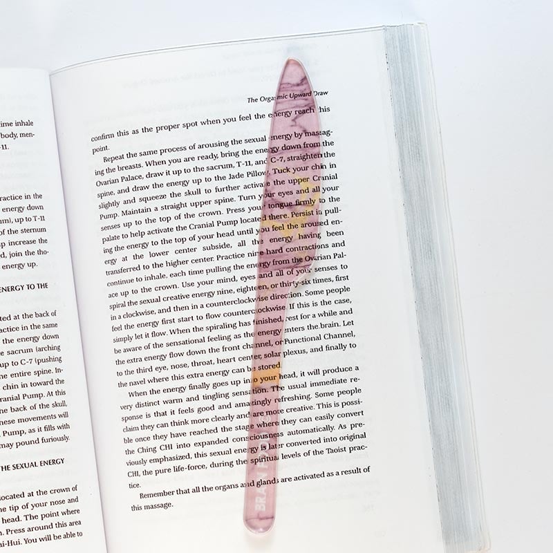 Knife Bookmark - Marble Collection 1